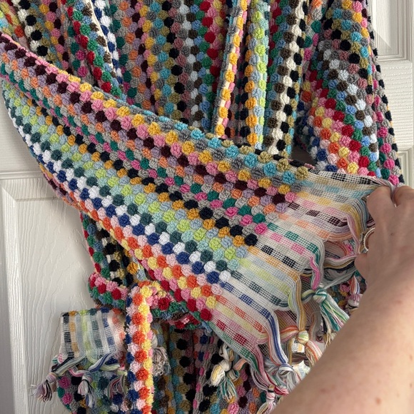 Multicolor Striped Hooded Robe - Picture 4 of 13